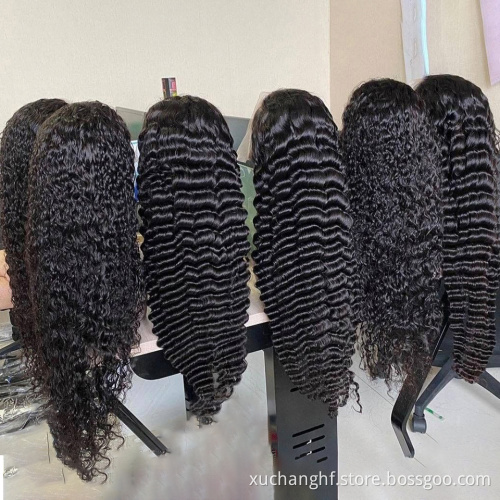 Free sample Afro Kinky Curly Wig 13x4 Pre Plucked Lace Wigs 150% Density Peruvian Remy Lace Front Human Hair Wigs For Women